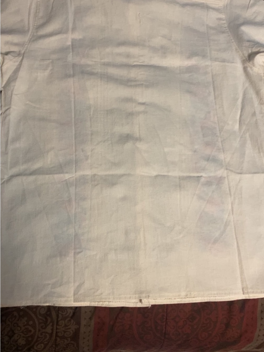 White Embroidered Men’s ‘Guayabera’ Shirt